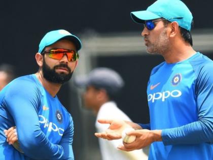 Virat Kohli's press conference Live : MS Dhoni once told me that the gap between repeating a mistake should be 7-8 months. This advice really stuck with me | Virat Kohli's press conference Live : MS Dhoni चा तो सल्ला कायमचा लक्षात राहिलाय; रिषभ पंतच्या चुकीवर विराट कोहलीनं सांगितला किस्सा 