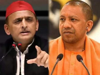 up election 2022 Akhilesh Yadav comments on cm yogi adityanath | Akhilesh Yadav : "...तर योगी आदित्यनाथ होतील पंतप्रधान पदाचे दावेदार"; डबल इंजिनवरही अखिलेश यादवांचा निशाणा