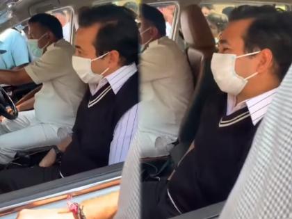 Video: Oh no, Nilesh, don't talk, let do to talk those lawyers; MLA Nitesh Rane's video goes viral | Video : अरे नको ना निलेश, त्या वकिलांना बोलूदे ना; आमदार नितेश राणेंचा व्हिडीओ व्हायरल