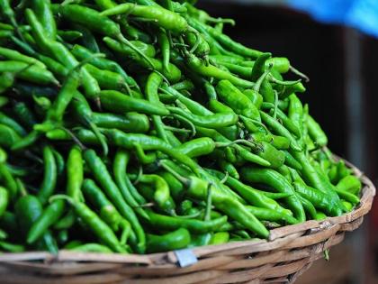 green chilli Became more expensive than petrol-diesel | मिरचीचा तोरा वाढला; पेट्रोल-डिझेलपेक्षा झाली महाग; जाणून घ्या, 'या' भाज्यांचा दर