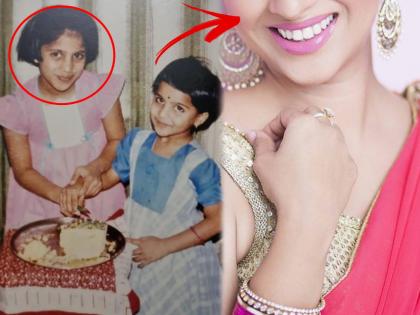 Challenge! Did you recognize this cute girl in a pink frock ?; She is famous on the small screen | चॅलेंज! पिंक रंगाच्या फ्रॉकमधील या गोंडस मुलीला ओळखलंत का?; छोट्या पडद्यावर गाजवतेय अधिराज्य