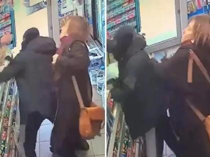 woman fights with robber to save shop from robing video goes viral on social media | Viral Video: चोरासोबत भिडली महिला, दुकानाला लुटण्यापासून वाचवलं, महिलेच्या धाडसाच होतंय सर्वत्र कौतुक