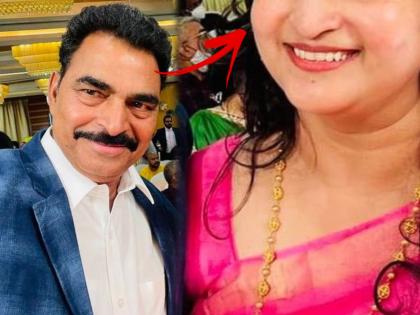 Sayaji Shinde's wife shared a photo of both of them | सयाजी शिंदे यांच्या पत्नीने शेअर केला दोघांचा फोटो, पत्नी दिसते खूप सुंदर!