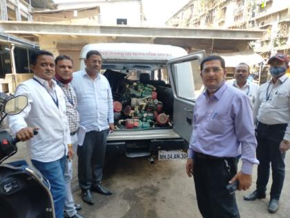 Municipal action on property arrears in Bhiwandi; 30 motor pumps confiscated | भिवंडीत मालमत्ता थकबाकीदारांवर पालिकेची धडक कारवाई; पाणी कपात करीत ३० मोटार पंप जप्त 