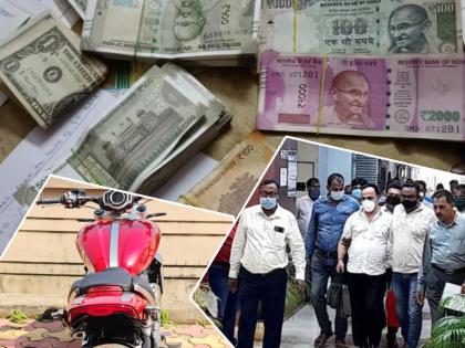 Crime News: BMW car, sports bike, four flats, Rs 11.2 crore scam found in police raid | Crime News: BMW कार, स्पोर्ट्स बाईक, चार फ्लॅट्स, धाडीमध्ये पोलीस अधिकाऱ्याकडे सापडले ११.२ कोटींचे घबाड