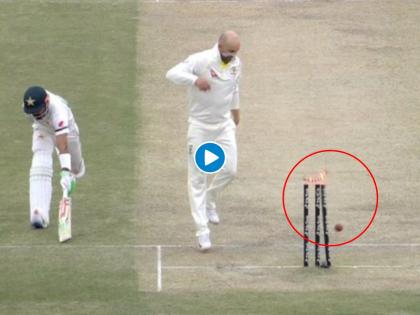 PAK vs AUS 1st Test : Direct hit! Outstanding from Marnus Labuschagne and Babar Azam looks short of his ground, Video | Babar Azam, PAK vs AUS 1st Test : पाकिस्तानचा कर्णधार बाबर आजम याचा 'पोपट' झाला; मार्नस लाबुशेनचा Direct hit अन् पडली विकेट, Video  