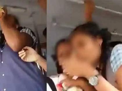 Shocking! The schoolgirl was drinking in a running bus, the video went viral | धक्कादायक! शाळकरी विद्यार्थी धावत्या बसमध्ये करत होते मद्यपान, व्हिडीओ व्हायरल