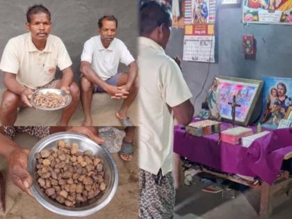 jashpur omg man eating stone of food for 12 years shocking superstition in jashpur doctor shocked | अरे देवा! 12 वर्षांपासून अन्न नाही तर दगड खाऊन जगतोय 'हा' व्यक्ती; कारण ऐकून बसेल धक्का