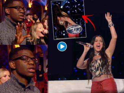 Oops Moment with Hollywood singer Katy Perry in American idol goes viral; her pant torn second time, attach by cello tape | Oops Moment with Katy Perry Viral: हॉलिवूड सिंगर कॅटी पेरी भर शोमध्ये उप्स मोमेंटची शिकार झाली; प्रेक्षकाची खतरनाक रिअ‍ॅक्शन व्हायरल झाली