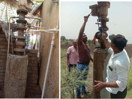 Sieve of main water pipeline; As many as 500 illegal tap connections were cut by the city council of Paithan | जलकुंभ भरण्यास लागायचा वेळ, तपासणीत मुख्य जलवाहिनीवर सापडल्या ५०० अवैध नळ जोडण्या