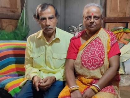 west bengal at the age of 70 a man married a 65 year old woman | प्यार का बंधन! 70 वर्षांचे सुब्रत, 65 वर्षीय अपर्णा; वृद्धाश्रमात भेटले, 'असे' प्रेमात पडले अन् लग्न केले