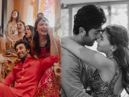 Ranbir Alia Wedding : रणबीर-आलियाच्या मेहंदी सेरेमनीचे Unseen फोटो आले समोर, लव्हबर्ड्स दिसले रोमँटिक अंदाजात
