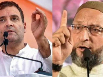 Congress leader Rahul Gandhi wayanad will lose Asaduddin Owaisi challenge | Asaduddin Owaisi : "हिंमत असेल तर हैदराबादमधून निवडणूक लढवून दाखवा"; ओवेसींचं राहुल गांधींना चॅलेंज