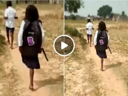 Video jamui bihar 10 years seema walk 1 km daily to study on one feet | Video - जिद्दीला सलाम! एक पाय नाही पण हिंमत नाही हारली; रोज 1 किमी उड्या मारत जाते शाळेत