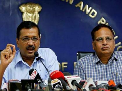 Delhi cm Arvind Kejariwal says Satyendar Jain is patriot | "सत्येंद्र जैन देशभक्त, त्यांना पद्मविभूषण देऊन सन्मानित केलं जावं"; अरविंद केजरीवालांची मागणी