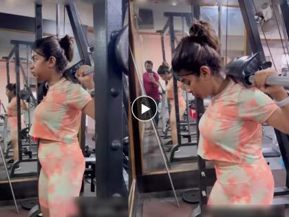 marathi actress Dhanashri Kadgaonkar heavy workout photos viral | कोल्हापुराच्या रांगड्या मातीत वहिनीसाहेबांचा हेवी वर्कआऊट; पाहा photo