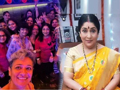 aai kuthe kay karte fame kanchan aka archana patkar share party photos | कांचनचा पार्टी मूड ऑन; अरुंधतीच्या सासूबाईंचा स्वॅग पाहून व्हाल अवाक्