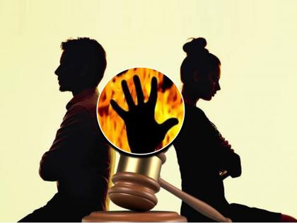 Tried to burn his wife by throwing petrol in the street as he asked for a divorce shocking incident in Bhopal | धक्कादायक! घटस्फोट मागितला म्हणून भर रस्त्यात पत्नीला जाळण्याचा प्रयत्न; घटना CCTVत कैद 