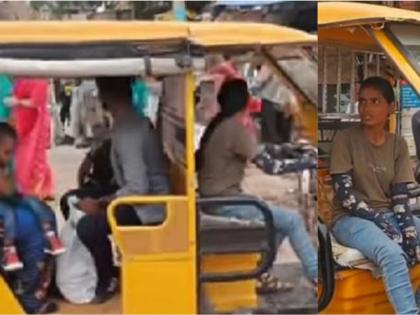 the financial condition of the family 19 year old reshma started driving e rickshaw | प्रेरणादायी! नोकरी नाही मिळाली पण 'तिने' हार नाही मानली; ई-रिक्षा चालवून भरते कुटुंबाचं पोट