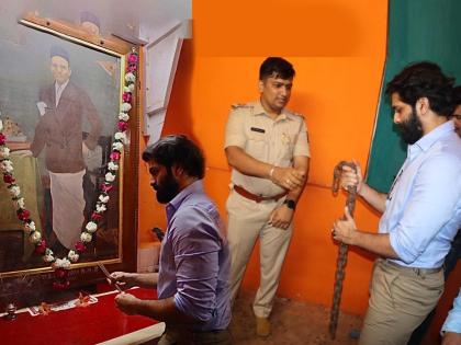 MNS leader Amit Thackeray visited the Swatantra aveer Savarkar Memorial Room at the Ratnagiri Special Jail. | 'स्वातंत्र्यवीर सावरकरांच्या कोठडीचा इतिहास जाणून शहारून गेलो'; अमित ठाकरेंची पोस्ट