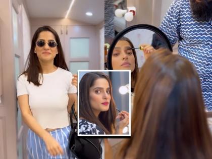 marathi actress priya bapat share her makeup van video | बॉलिवूड स्टारपेक्षा कमी नाही प्रिया बापटचा थाट; पाहा अभिनेत्रीची मेकअप व्हॅन