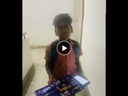 Video story of 7 year old boy works as zomato delivery boy goes viral | Video - कौतुकास्पद! वडिलांचा झाला अपघात, झोमॅटो डिलिव्हरी बॉय होऊन 7 वर्षीय लेक चालवतो घर