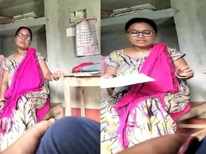 Crime News jamui lady staff of jamui demands bribe for signature video viral | संतापजनक! 'लाच दिल्याशिवाय काय होतं का?', महिला कर्मचाऱ्याने सहीसाठी मागितले पैसे अन्... 