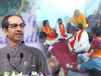 Former CM Uddhav Thackeray will come to Pohradevi; Shiv Sena leaders discuss with Mahant in Pohradevi | उद्धव ठाकरे पोहरादेवीत येणार; शिवसेना नेत्यांची पोहरादेवीत महंतांशी चर्चा, बंजारा वोट बँक शाबूत ठेवण्याचे आव्हान