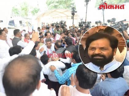 We did the pushing, not them; We are not afraid, said that ShivSena MLA Bharat Gogawle | 'अरे हट्ट...त्यांनी नाही आम्हीच धक्काबुक्की केली'; आम्ही घाबरणारे नाही, भरत गोगावलेंचा इशारा 