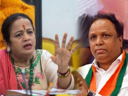 Shivsena Kishori Pednekar Slams BJP Ashish Shelar Over his comment | Kishori Pednekar : "कधी कधी प्रश्न पडतो आशिष शेलारांचं डोकं ठिकाणावर आहे का?"; किशोरी पेडणेकरांचा घणाघात