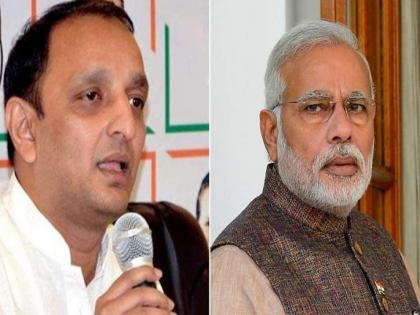 Congress Sachin Sawant Slams Narendra Modi Over vedanta foxconn | Sachin Sawant : "मुख्यमंत्री नरेंद्र मोदींचे अपयश पंतप्रधान मोदी निस्तरत आहेत"; काँग्रेसची बोचरी टीका