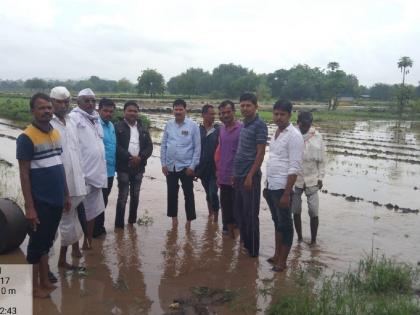 Ashti taluka was lashed by torrential rains, causing huge damage to prepared crops | आष्टी तालुक्यात ढगफुटी सदृश्य पावसाचे थैमान, हाताशी आलेल्या पिकांचे मोठे नुकसान