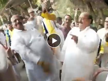 Mallikarjun Kharge's victory and dance on social media of congress party worker, watch Video | मल्लिकार्जुन खरगेंचा विजय अन् एका भन्नाट डान्सची सोशल मीडियावर तुफान चर्चा, पाहा Video