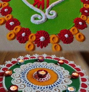 Diwali laxmi puja rangoli : लक्ष्मीपूजनासाठी फक्त ५ मिनिटात काढा सोप्या, आकर्षक रांगोळ्या; एकापेक्षा एक रांगोळी डिजाईन्स