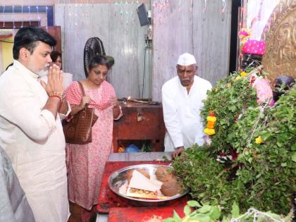 On the occasion of 'Kartiki Ekadashi', Uday Samanta visited Panduranga | 'कार्तिकी एकादशी' निमित्त उदय सामंतांनी घेतले पांडुरंगाचे दर्शन