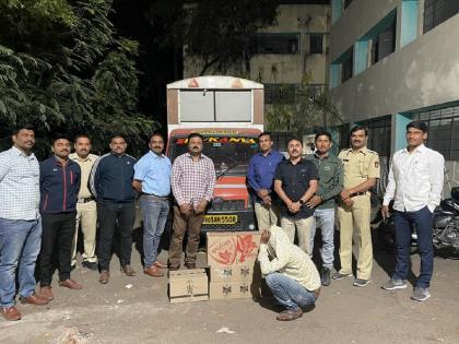 अवैध दारूची चाेरट्या मार्गाने वाहतूक; लातुरात दहा लाखांचा मुद्देमाल जप्त !