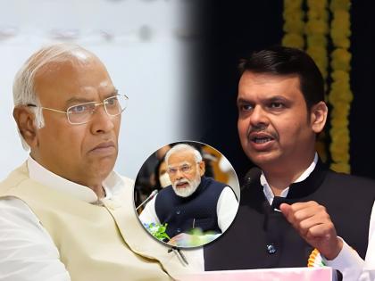 BJP Devendra Fadnavis Slams Congress Mallikarjun Kharge Over PM Narendra Modi Statement | Devendra Fadnavis : "रावणाचे सहकारी कोण? जे रामललांचं अस्तित्व नाकारतात ते की मोदी?"; खर्गेंना जोरदार प्रत्युत्तर