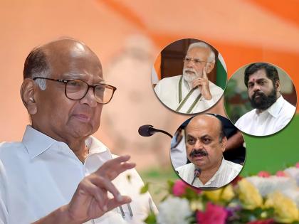 NCP Sharad Pawar slams modi government over maharashtra karnataka | Sharad Pawar : "महाराष्ट्र-कर्नाटक सीमावादात बघ्याची भुमिका घेता येणार नाही"; शरद पवारांनी सरकारला सुनावलं