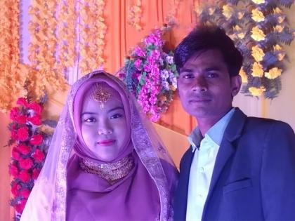 up deoria love happened on facebook sanwar returned with foreign bride after marrying | फेसबुकने बनवली जोडी! भारतीय तरुणाच्या प्रेमात वेडी झाली इंडोनेशियाची तरुणी अन् मग... 