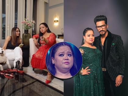 Bharti Singh talks about trolling to moving in with malaika arora with when she got married to haarsh limbachiyaa | Bharti Singh : Video - "मला आणि हर्षला हत्ती-मुंगीची जोडी म्हटलं तर काहींनी..."; ट्रोलिंगवर भारती सिंग ढसाढसा रडली