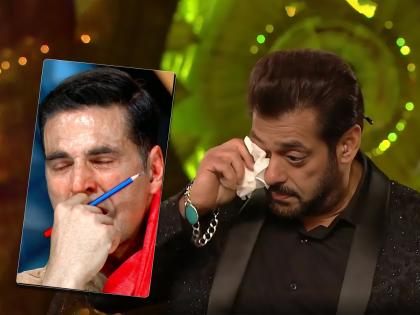 VIDEO : Seeing Akashay Kumar crying, Bhaijaan got emotional, Salman Khan shared a special message | VIDEO : Akshay Kumarला रडताना पाहून भाईजान झाला भावुक, सलमान खानने शेअर केला स्पेशल मेसेज