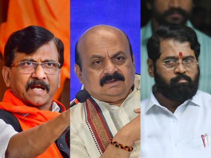 Sanjay Raut slams cm Eknath Shinde And Devendra Fadnavis Over Karnatak CM bommai | Sanjay Raut : "बोम्मई रोज उठून कानफटीत मारतात अन् आपले मुख्यमंत्री गाल चोळत विधानभवनात जातात"