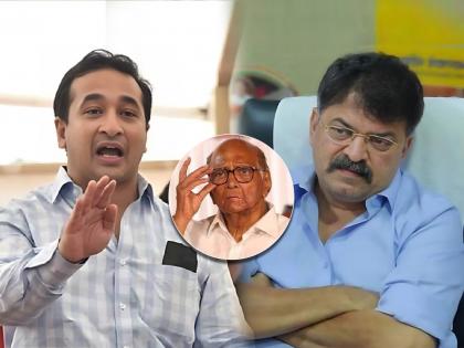 BJP Nitesh Rane letter to NCP Jitendra Awhad And slams Sharad Pawar Over history | तुमचे 'सर्वस्व' छ. शिवरायांच्या समाधीवर एकदाही नतमस्तक झालेले नाहीत; नितेश राणेंचं आव्हाडांना पत्र, पवार 'लक्ष्य'