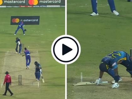 Mohammad Siraj runs out a Sri Lankan batsman with 4 wickets, this run out is currently the talk of the social media. | सिराज समोर हिरोगीरी पडली महागात; गोलंदाजाने झटक्यात बनवले 'झिरो', पाहा Video