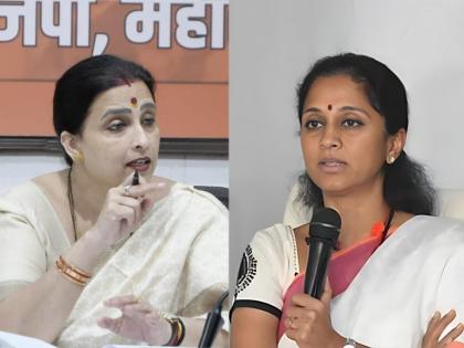 BJP Chitra Wagh Slams NCP Supriya Sule Over Video | Chitra Wagh : "सुप्रिया ताईंवर काय वेळ आलीय?, चिमुरड्यांना..."; चित्रा वाघ यांचा खोचक टोला, Video केला शेअर