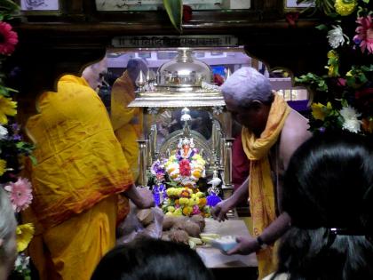 Ganesh Jayanti celebrations at the ancient Siddhivinayak temple in Anjur | अंजुर येथील पुरातन सिद्धिविनायक मंदिरात गणेश जयंती साजरी