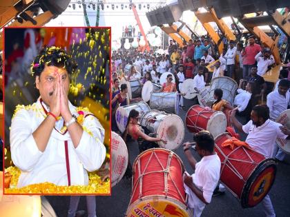 'People's love, blessing is my shield'; Dhananjay Munde is emotional after the grand reception in Parli | 'जनतेचे प्रेम,आशीर्वादच माझी ढाल'; परळीत भव्य स्वागतानंतर धनंजय मुंडे भावूक