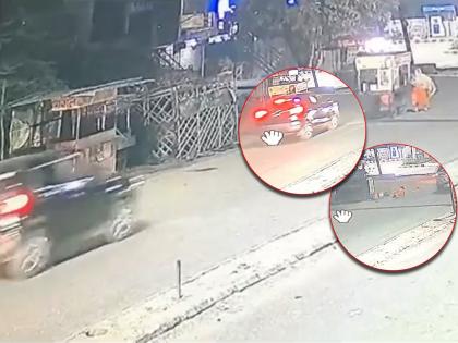 unnao video of hit and run cctv footage you will be shocked whose suv thrashed old couple | संतापजनक! BJP नेत्याच्या गाडीने दिली वृद्ध दाम्पत्याला धडक; अंगावर काटा आणणारी घटना