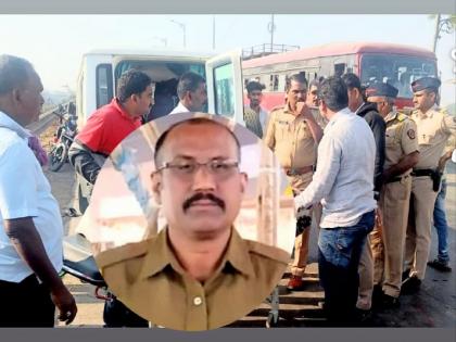 Police Constables Death on the spot in an accident on Nanded-Nagpur highway | पोलिसावर काळाचा घाला; नांदेड- नागपूर महार्गावर अपघातात जागीच मृत्यू