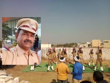 Police Inspector Gajanan Saidane was cremated with state honors | कर्तव्य बजावताना अपघातात जखमी पोलीस निरीक्षकांचा मृत्यू, मुळगावी झाले अंत्यसंस्कार